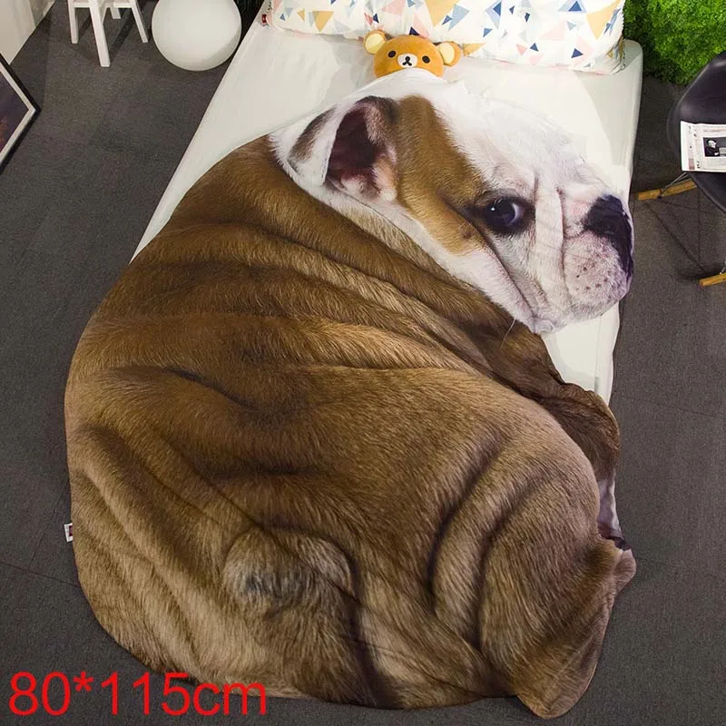 AAG детское одеяло с 3D кондиционированием, детское летнее крутое одеяло с мультяшным животным, имитация в форме собаки, кошки, кровать, диван, одеяло s, одеяла 40 - Цвет: Слоновая кость