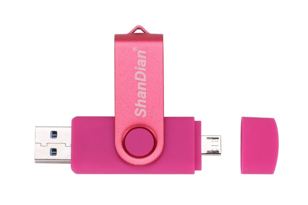 SHANDIAN USB 3,0 Смартфон USB флеш-накопитель OTG Флешка 8G/16G/32G/64GB флеш-накопитель U диск