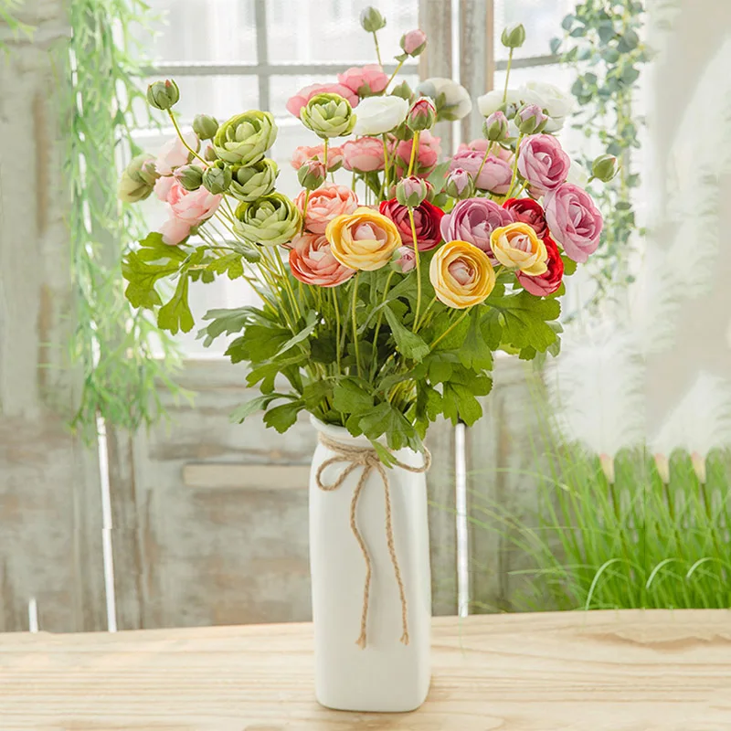 80 см 8 декоративные цветы Диана чай роза Европейский Настоящее сенсорный Шелковый Цветочный Свадебная вечеринка домашний сад украшения поддельные