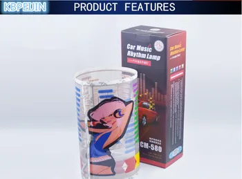 

90x25cm car styling LED music car sticker car Decoration Lamps for Jeep wrangler grand cherokee compass renegade accessories