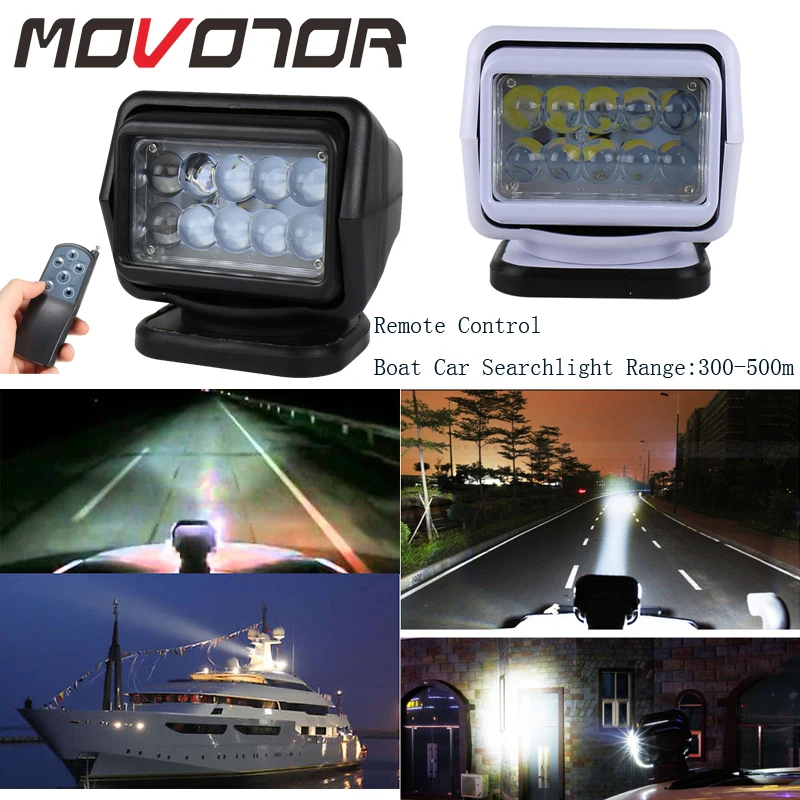 50W морской поиска светильник Светодиодный точечный 12/24V Беспроводной Точечный