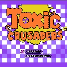 TOXIC CRUSADER 72 булавки 8bit игровая карта Прямая