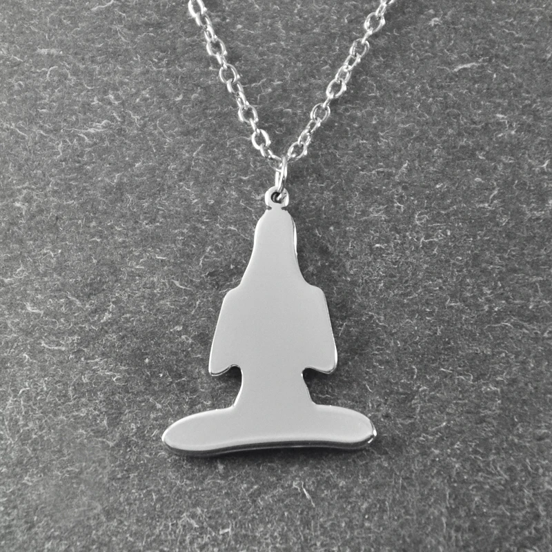 Relax Yoga Necklace , Yoga Pose Pendant , Meditation Jewelry