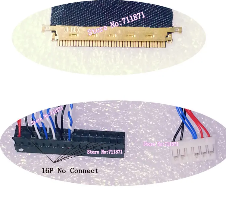 Светодиодный экран 0 5 Pitch 20454 40P LVDS 1ch 6 бит 250 мм 13 3 14 15 дюйма|cord led|3 mm cablecable c |