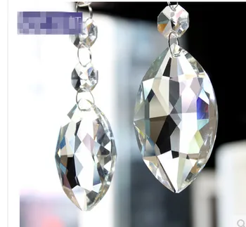 

01 Crystal chandelier parts crystal pendants pendant bead curtain partition bead material crystal lamp fittings 38mm