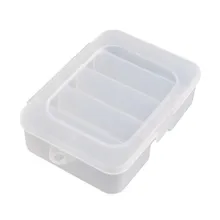 Многослойная коробка для рыболовных снастей пластиковый контейнер для рыболовных приманок крючок приманки коробка для хранения снастей Контейнер#2M14
