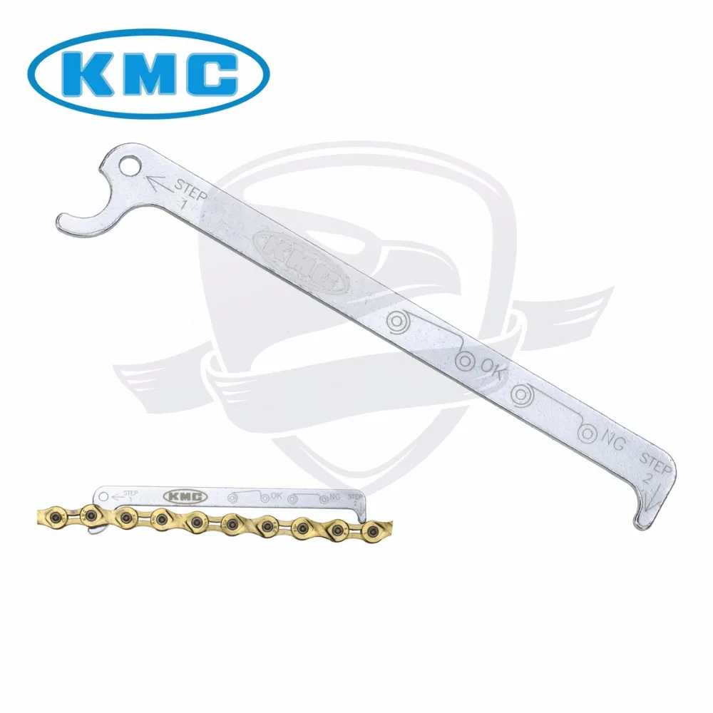 Оригинальная велосипедная цепь KMC, наборы для проверки велосипедной цепи, индикатор износа, инструменты для ремонта велосипедов, Аксессуары для велосипеда, цепь KMC
