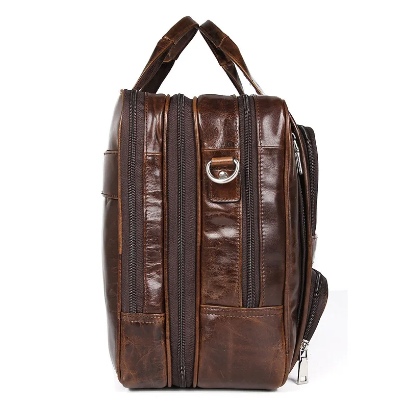 Nesitu, новинка, большой винтажный портфель из натуральной кожи, 14 дюймов, 15,6 дюймов, для ноутбука, офисный мужской портфель, портфель, бизнес сумка, M7289