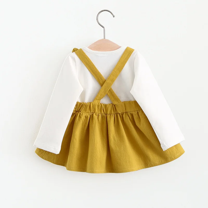 MESOLO/Новинка года; детская одежда из хлопка; платье для маленьких девочек; одежда для малышей; повседневное модное милое маленькое платье