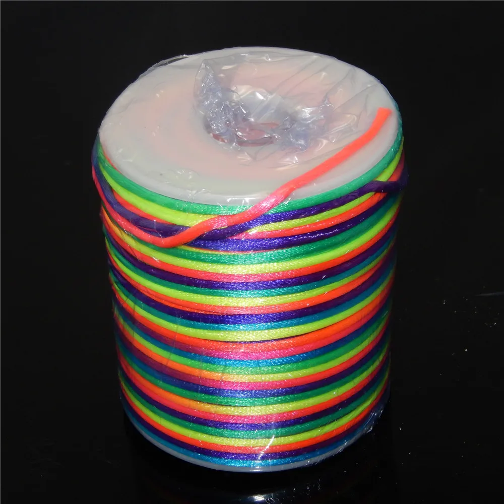 

5 Meters Round 2 mm Colorful Elastic Rope Thread String Cord Wire DIY Jewellery Making Necklace Rope Crafts Accessories YW-373