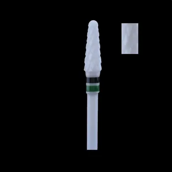 

Conical Shape - White Zirconia Ceramic Dental Lab Burs- Cross Cut