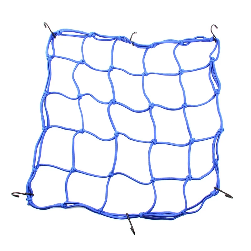 40X40 см багажная сетка мотоцикла с 6 крючками шлем сетчатая Веревка Сумка для хранения Регулируемый Натяжной эластичный багажный Канат