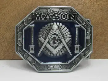 

Freemason Belt Buckle Free Mason Masonic Buckle Clasp Hook For Belt Accessories Men's Fashion Jewelry Gift 10pcs/lot Wholesale