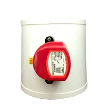 75-200 мм ПВХ воздух Демпферная заслонка Электрический воздуховод клапан приводной клапан 2 позиционный переключатель для системы вентиляции и кондиционирования 220 V/24 V/12 V