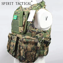 Дух тактический CS жилет Молл тактический жилет армии поклонников амфибия жилеты Pro MOLLE жилет S7301
