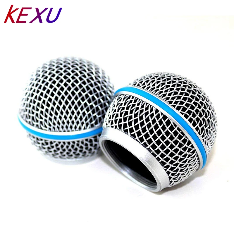 Синяя стальная решетка для микрофона Shure Sm58 Беспроводной микрофон и Проводные