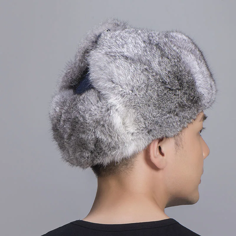 grey rabbit fur jean blue shell 3