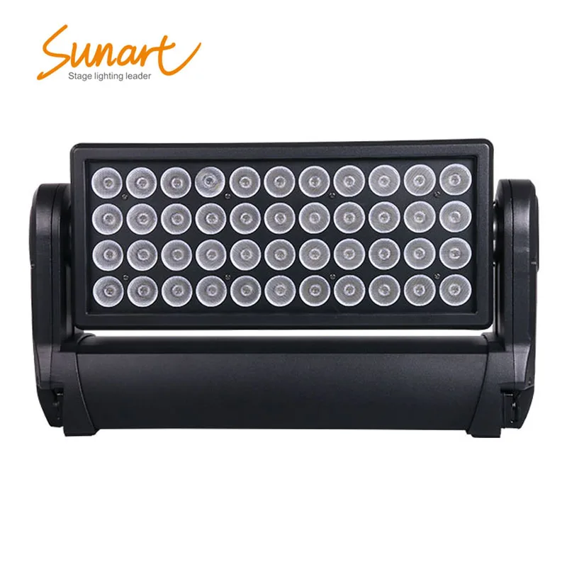 Free Shipping 44*10W Comel Moving Head Wash Stage Effect Light for DJ Disco DMX Control RGBW 4 in 1 Flood Beam Spot