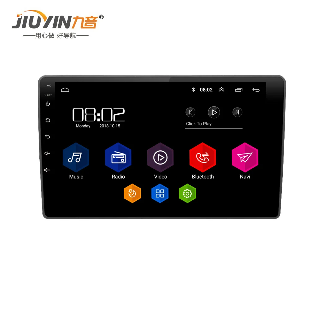 

JIUYIN 10'' Car Android Multimedia Player Quad Core 2 din radio GPS Stereo RDS Audio for TOYOT Volkswagen VW Nissan Kia