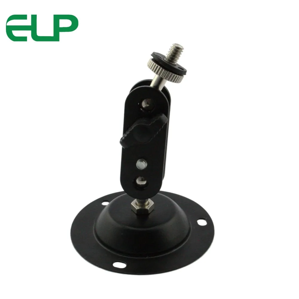 Мини-черное настенное крепление или кронштейн для камеры видеонаблюдения