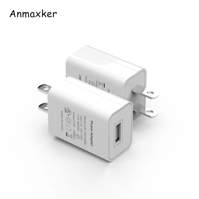 Настенное зарядное устройство USB адаптер 5V1A для мобильного телефона Xiaomi Redmi 5/5
