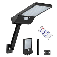 48 LED Solar Light Waterproof 3 Mode PIR Motion Sensor Wall Lamp For Outdoor Rotable Pole Garden s Street