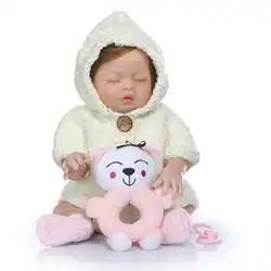 Кукла npk bebes reborn 20 дюймов 50 см полный силиконовый для новорожденных, для девочек corpo куклы игрушки для детей подарок мягкие bebes возрожденная
