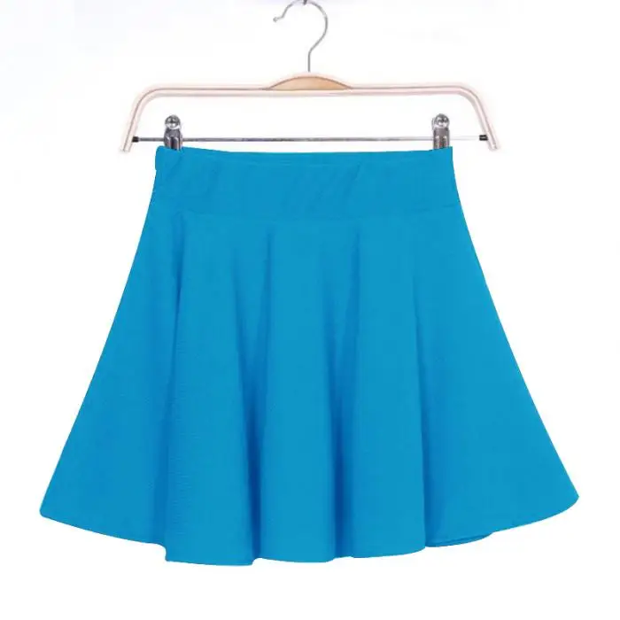 Новая женская юбка, Сексуальная Мини Короткая юбка, Осенние юбки, женские тянущиеся плиссированные юбки-пачки с высокой талией, Лучшая распродажа-WT