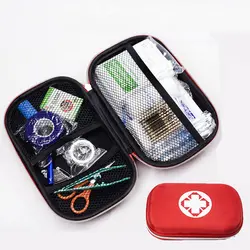 17 предметов портативный набор первой помощи для путешествий Мини упаковка для лекарств Аварийная сумка для выживания для дома Спорт на