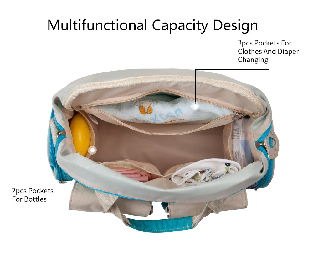 Инсулярный Многофункциональный рюкзак для детских подгузников большой емкости нейлоновая сумка для подгузников/сумка на