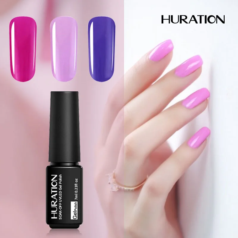

Huration New Nude Nail Art Gel Enamel 7ML Soak Off UV LED Nail Gel Polish 29 Colors UV Gel Lacquer Decoration Varnish Nails Set