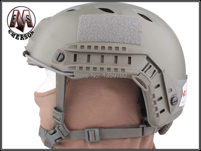 ABS База прыжок шлем EMERSON Быстрый Шлем BJ Тип Листва Зеленый цвет EM5659 защитный шлем