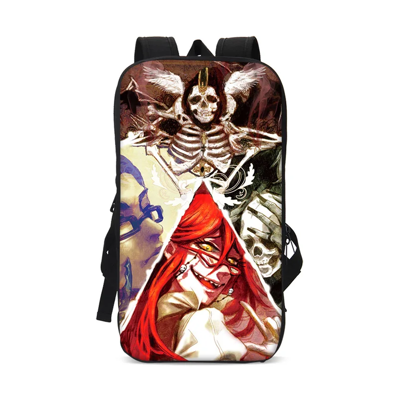 

VEEVANV Brand Designer Tablet Computer Backpack For Men Women Fashion Anime Black Butler Prints Ipad Bags Laptop Backckpack