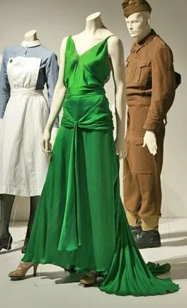 Keira Knightley Green Vintage Evening 