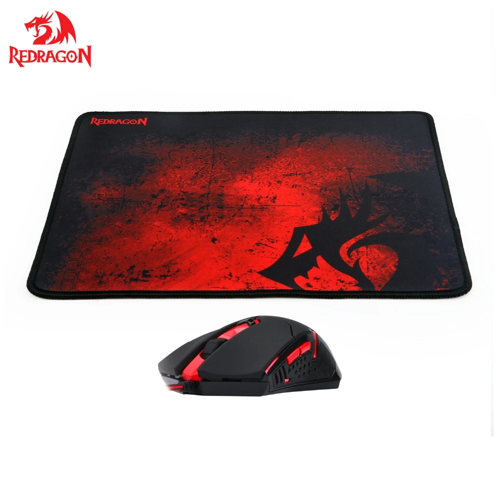 Gaming Mouse Plus Large Gaming Mouse Pad Combo 3200 Dpi Wired Red Backlit Gaming For Pc And Mouse Pad - Mouse Pads - AliExpress