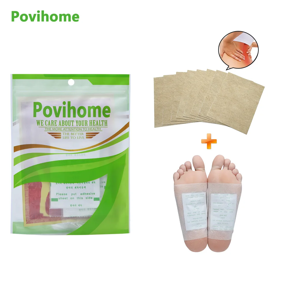 8pcs Herbal Detox Foot Pad Patch +8Pcs Relaxation Herbs Medical Health