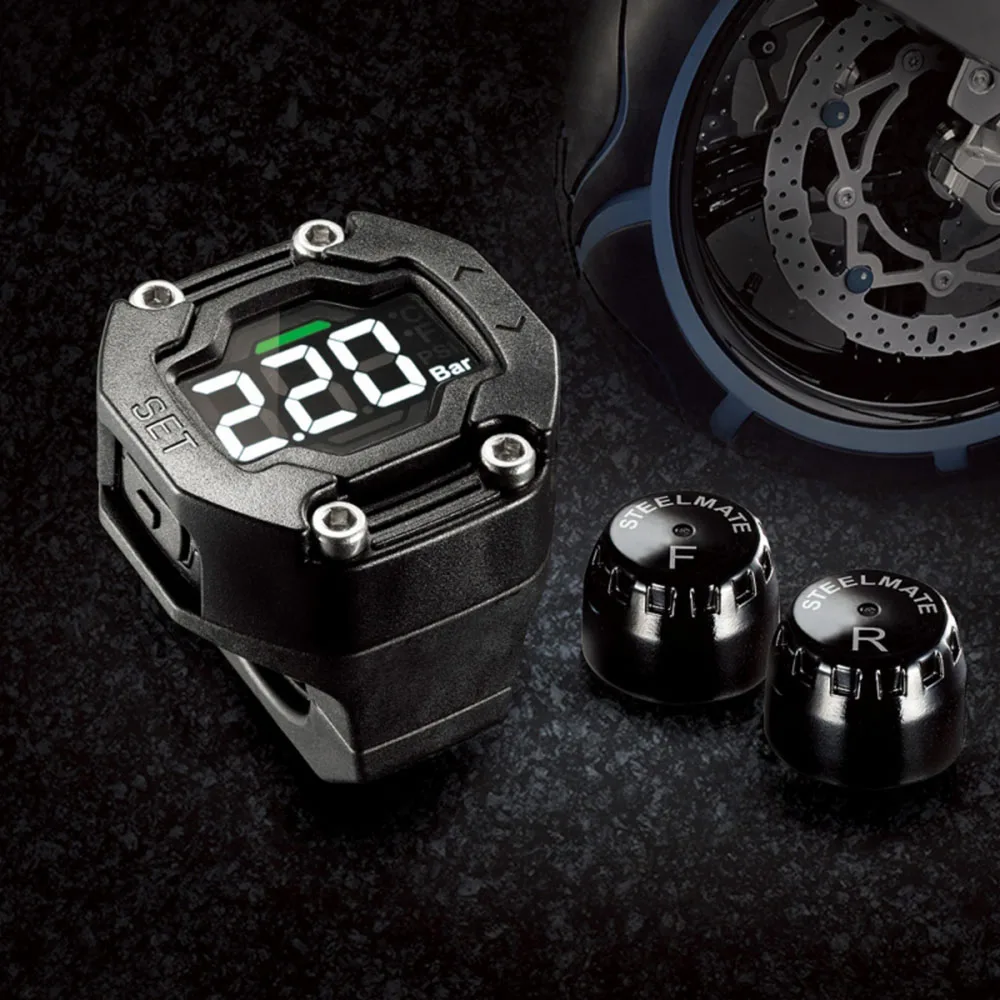 HOT Steelmate DIY TP 90 TPMS for Motorcycle Tire Pressure Monitoring