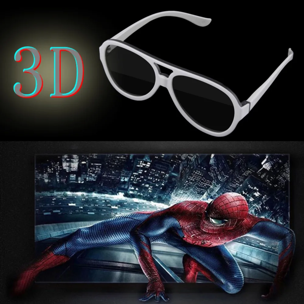 Passive 3D Glasses with Polarized Plastic Lenses for TV Cinema Movie Fashion | Электроника