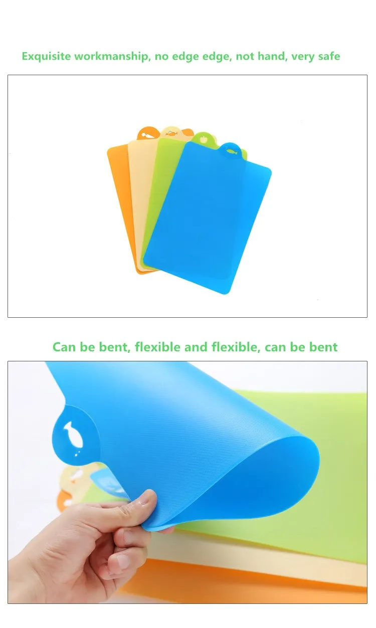 CTREE может гнуться Антибактериальная одежда мягкая разделочная доска может быть подвешена разделочная доска безопасная для здоровья кухонные принадлежности для готовки C394