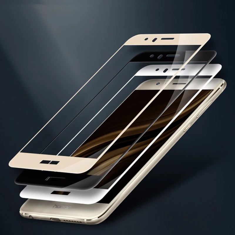 

EKDME 2.5D Full Cover Tempered Glass For Huawei Honor 9 Lite 6X 8 Lite 9 6A Nova 2 Plus P10 P8 P9 Lite Mini Y7 Mate 10 Pro Film
