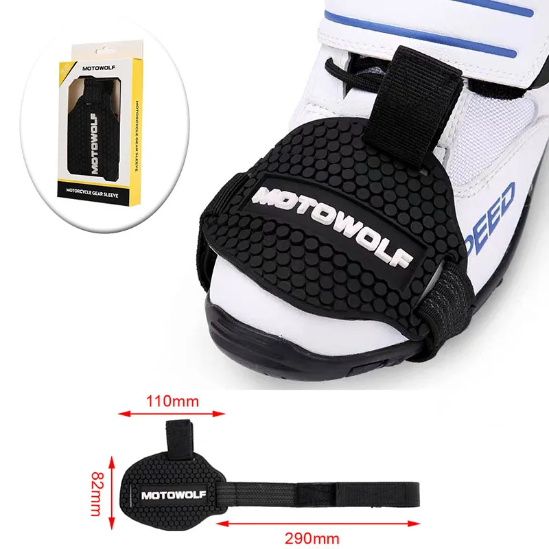 

Universal Motorcycle Non-slip Gear Protector Shifter Shoe Boot Botas Scuff Mark Moto Wear-resisting Rubber Sock Shift Pad Cover