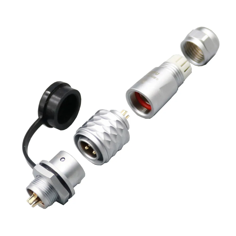 

1Pcs Metal Waterproof IP67 PUSH/PULL Aviation Connector SF12 2/3/4/5/6/7/9 Pin 12mm Panel Mount