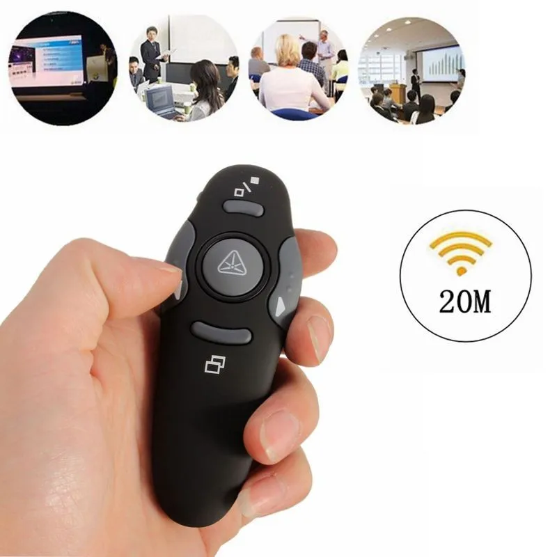 

USB Meeting Teaching PPT Presenter Flip Pen Laser Powerpoint Presentation Slide Clicker Remote Control 20m