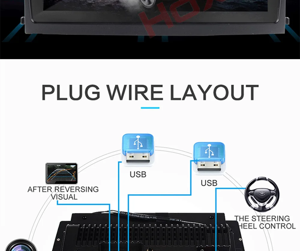Top Hoxiao Android 6 for Toyota Prado 120 Land Cruiser 2004-2009 GPS HD multimedia player map navigation WIFI 9 inch 2DIN car radio 5