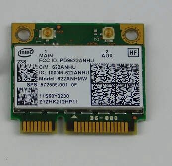 

for HP EliteBook 2540P Laptop Wireless WiFi Card W/ Screw P/N: E178682