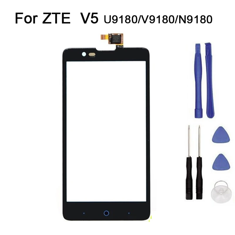 New Touch screen For ZTE Redull V5 V9180 N9180 U9180 touch Screen Digitizer Front Glass Panel Replacement + tool | Мобильные