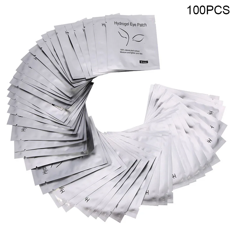 Накладки для наращивания ресниц под подушечками для глаз наращивание ресниц накладки для ресниц 50/100/200 пар инструменты для наращивания ресниц - Цвет: 100 pcs