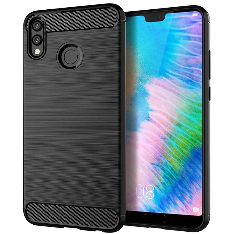 Противоударный чехол-накладка из мягкого волокна для Huawei Y Max | Мобильные телефоны