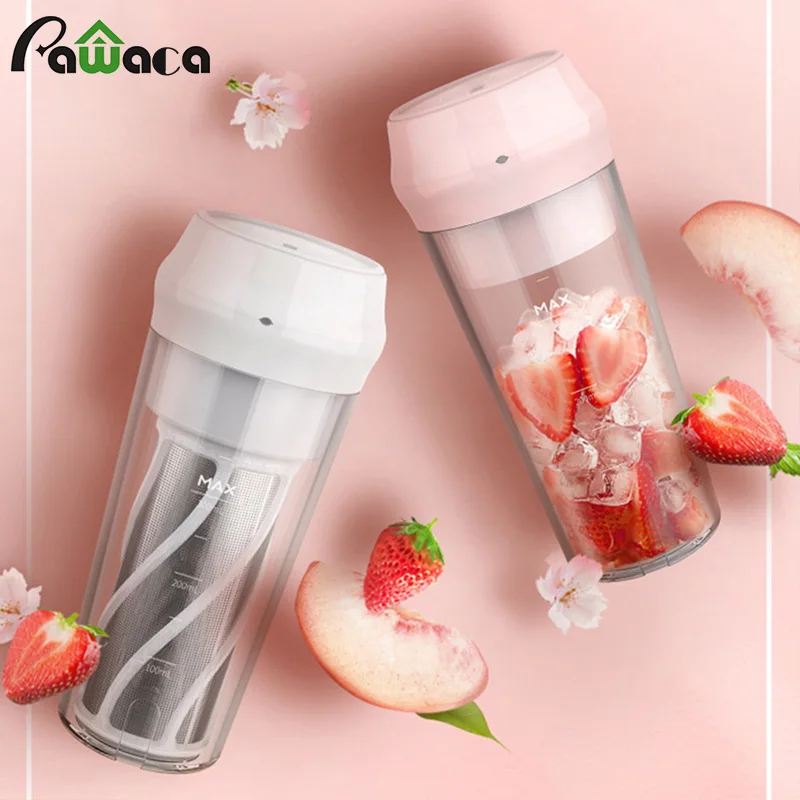

300ml Mini Electric Juicer Cup Portable Filterable DIY Juicer Extractor Bottle Cup Blender Mixer Smoothie Maker Juicing Machine
