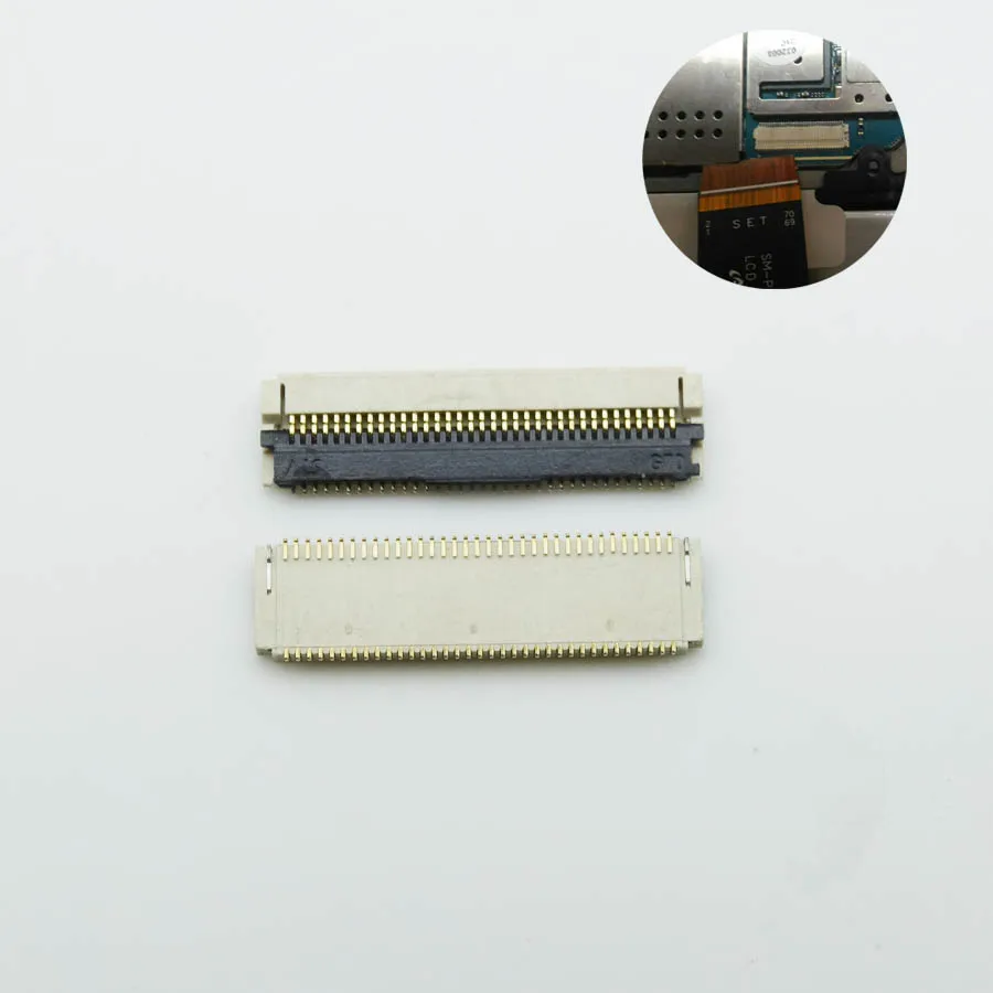 

2pcs/lot For Samsung Galaxy Note 10.1 2014 P600 P605 P601 LCD display screen FPC Connector plug logic on motherboard board 70pin